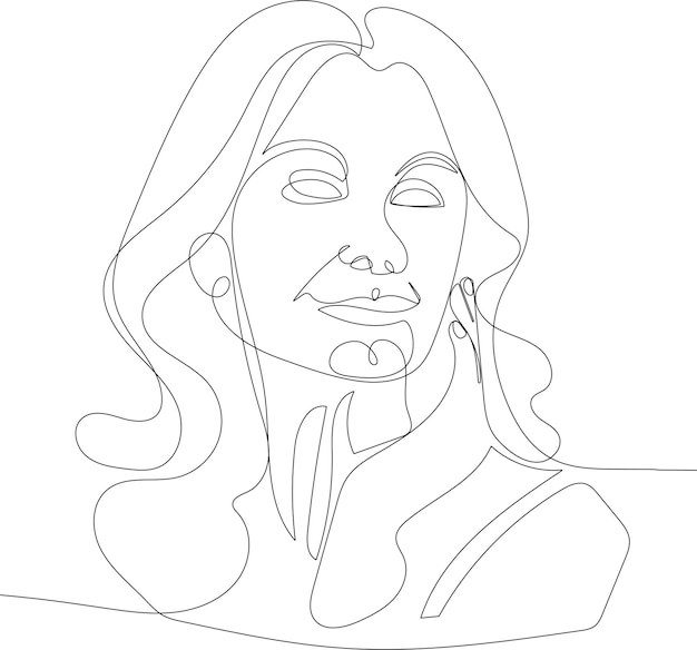 retrato de una mujer de mediana edad tocando su piel