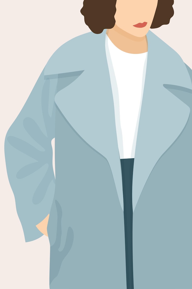 Vector retrato de niña abstracto minimalista boho silueta patrón de fondo