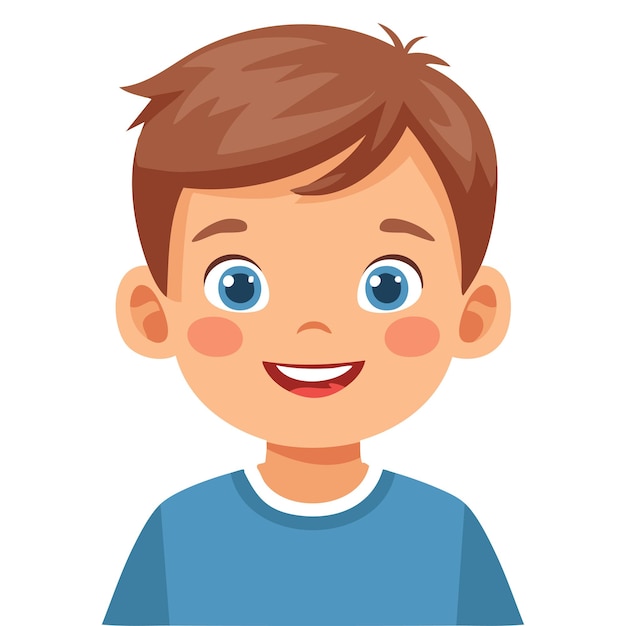 Retrato de un niño sonriente