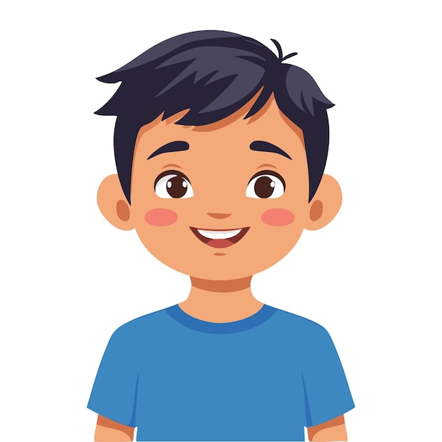 Retrato de un niño sonriente