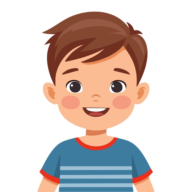 Retrato de un niño sonriente