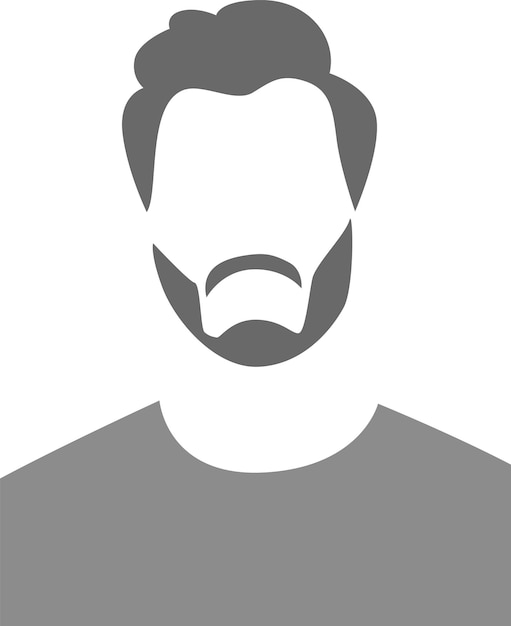 Retrato de perfil del hombre Avatar