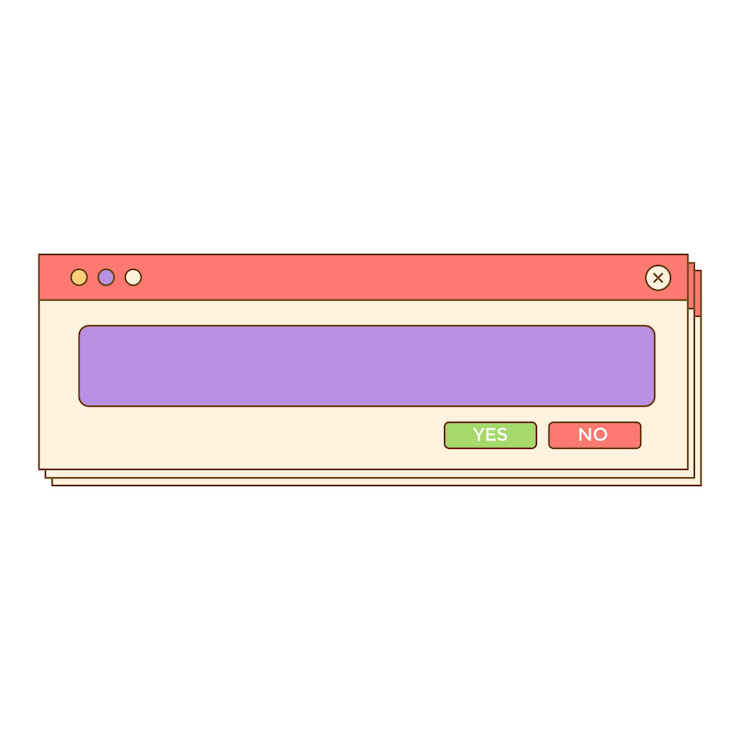 Vector retro acuerdo pestaña clipart de la interfaz de usuario
