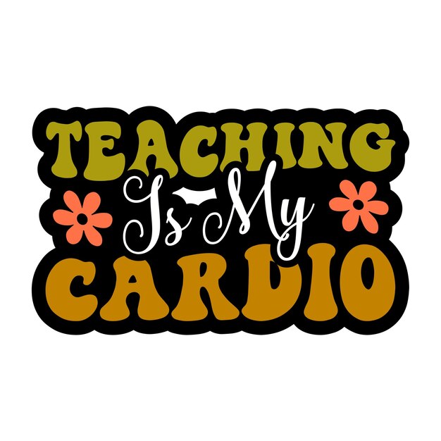 Retro maestro svg paquete escuela svg enseñar svg regreso a la escuela svg maestro regalo svg maestro camisa
