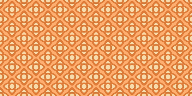 Retro naranja geométrico patrón sin costuras vibrante naranja geometrico de fondo