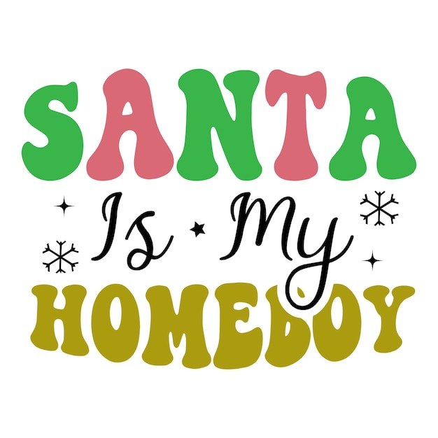 Retro Navidad SVG Paquete Navidad SVG Retro svg Santa SVG Vacaciones Feliz Navidad Navidad