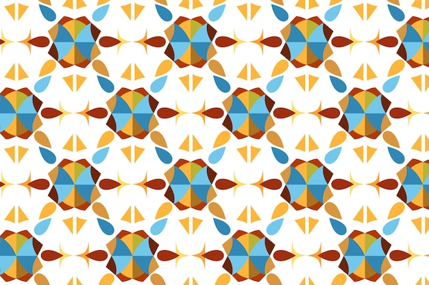 Retro de patrones sin fisuras en naranja marrón y beige fondo geométrico abstracto años 60 y 70 retro