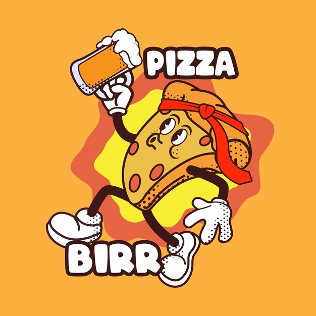RETRO PIZZA BIRR (pizza de retrógrado y cerveza)