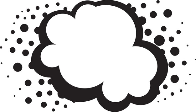 Retro Remarque Dinámico Negro Habla Burbuja Vector Lívico Léxico en negrita PopArt Ícono de la nube de cómics