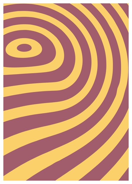 Retro retorcido distorsionado groovy fondo hippie olas remolino rayas rayas remolino estilo psicodélico