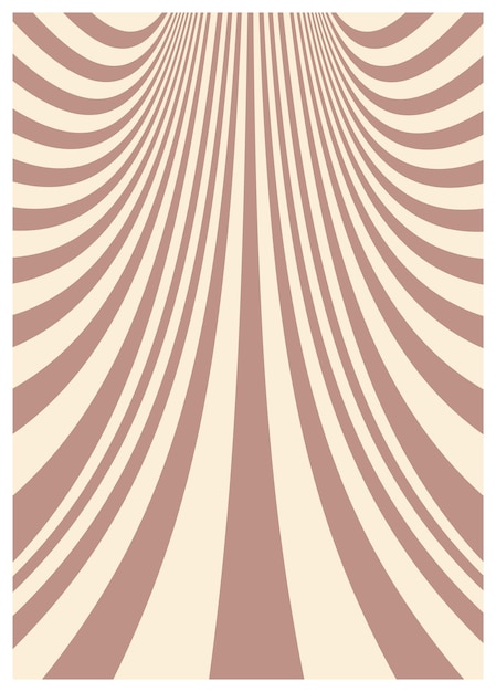Retro retorcido y distorsionado vector hippie groovy fondo olas remolino rayas rayas y giros