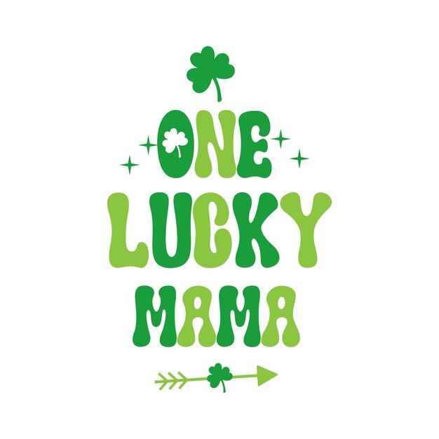 Retro St Patricks SVG St Patrick Diseña archivos cortados silueta de cricuto