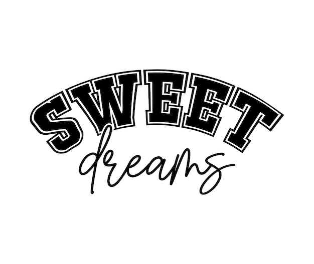 Retro sueños svg Diseño y sueños SVG Archivo