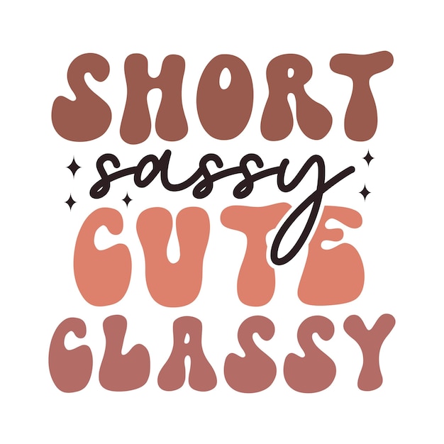 Retro Toddler Funny Kids diseño de tipografía para camiseta