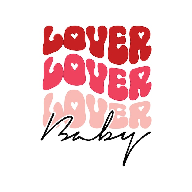 Retro Valentine SVG Diseños de sublimación Valentine SVG de moda Valentine SVG divertido Valentine SVG