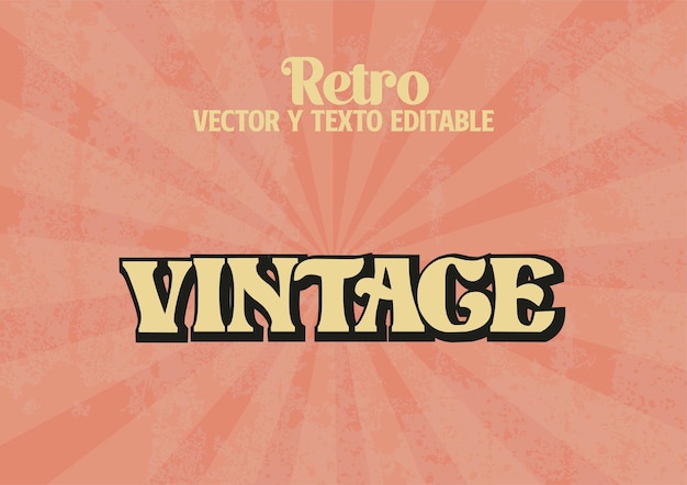 Vector retro de la vendimia