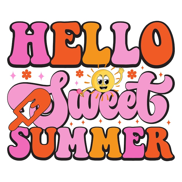 Retro verano SVG Bundle playa SVG playa