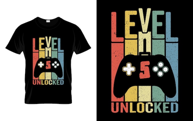 Retro Vintage 19 cumpleaños nivel 19 desbloqueado divertido videojuego regalo vector camiseta