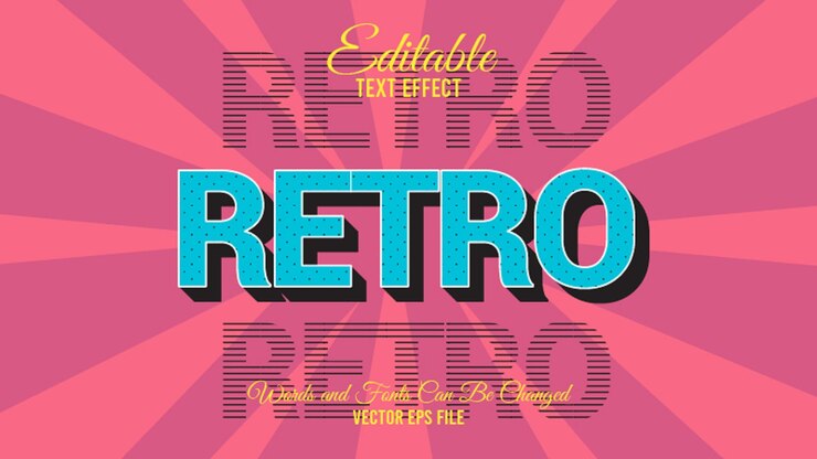 Vector retro