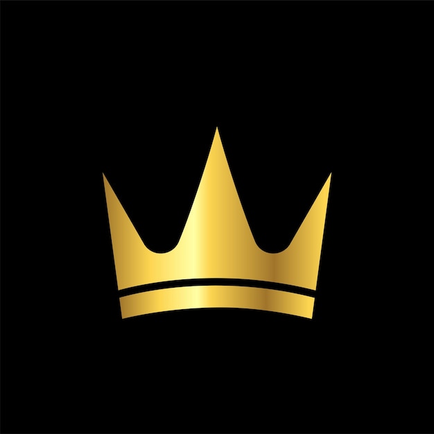 Reventa real La joya de la corona de la plantilla de vector de icono de inversiones icónicas