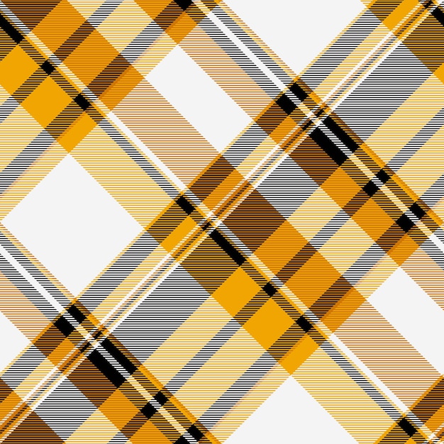Revisa la textura de la temporada, el fondo conceptual de la tela tartan, el vector de la tela a medida, el patrón sin costuras en colores blancos y brillantes.