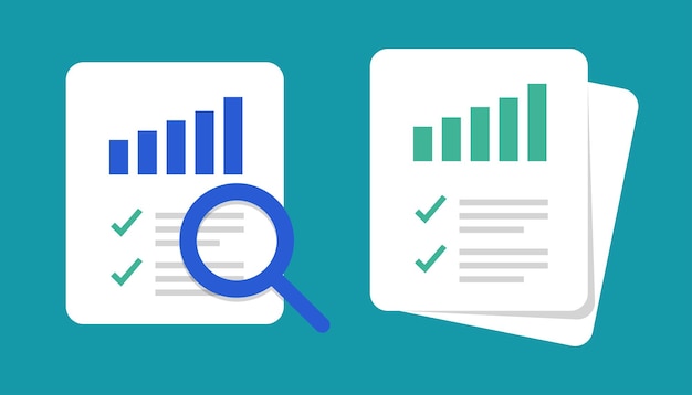 Revisión de datos de investigación de análisis o negocios financieros