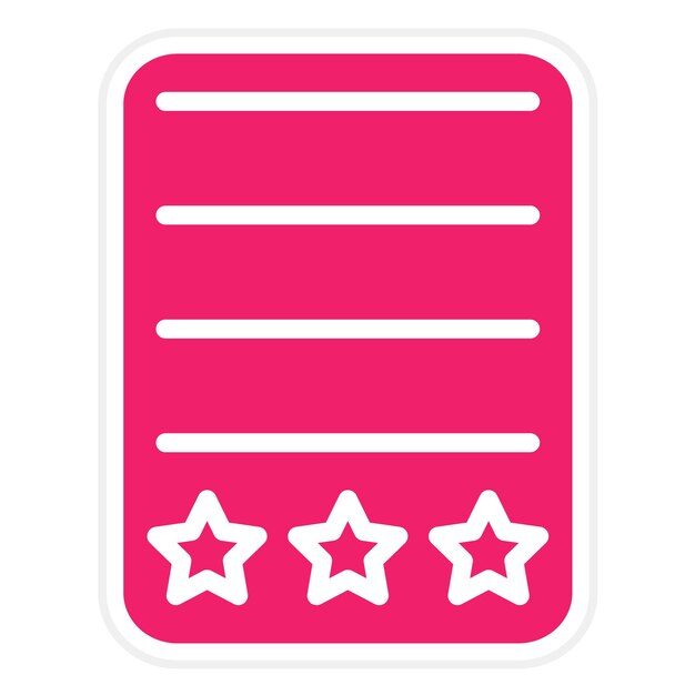 Revisión del diseño vectorial Estilo del icono