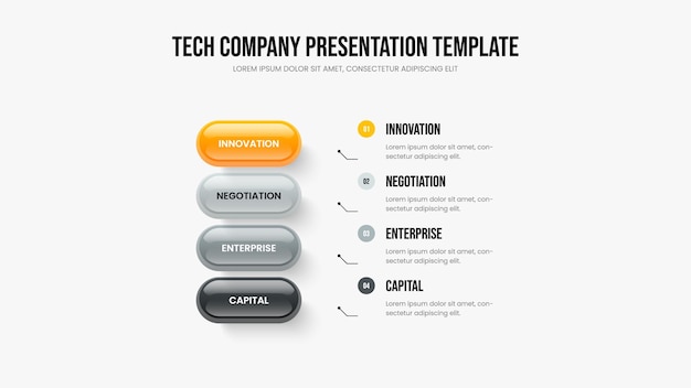 Revisión del producto 4 Diseño de diapositivas infográficas de elementos