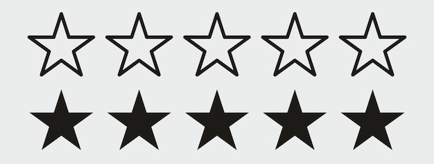 Revisión del vector de puntos de calificación por estrellas