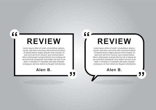 Revisiones y testimonios Elementos de diseño