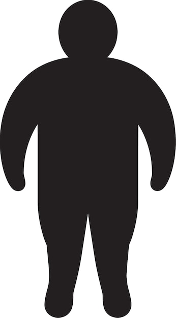 Revitalizar y remodelar el diseño icónico negro inspirando la transformación de la obesidad luchando contra la grasa humana