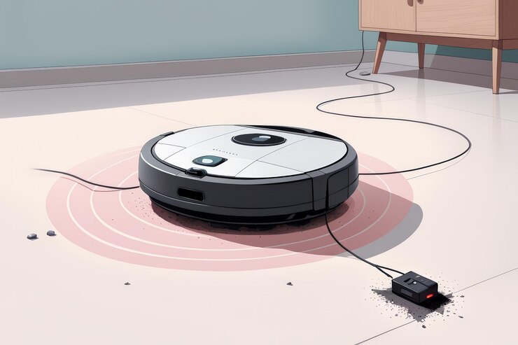 Vector revolucionando la limpieza del hogar con un aspirador robot inteligente con características de conectividad y control