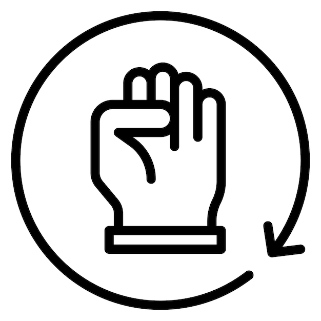 Revolucionar la imagen vectorial del icono Se puede usar para la Disrupción Digital