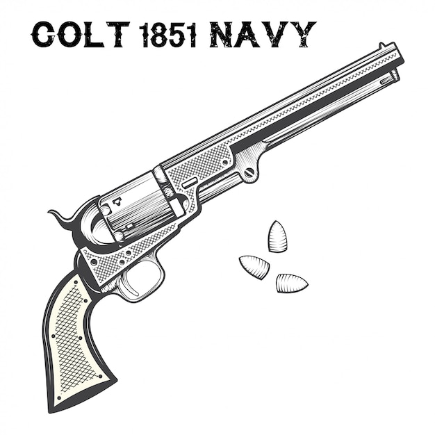 Revólver colt navi