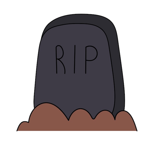 RIP lápida lápida de Halloween lápida de lápida de tumba cementerio monstruoso y lindo monumento a la muerte