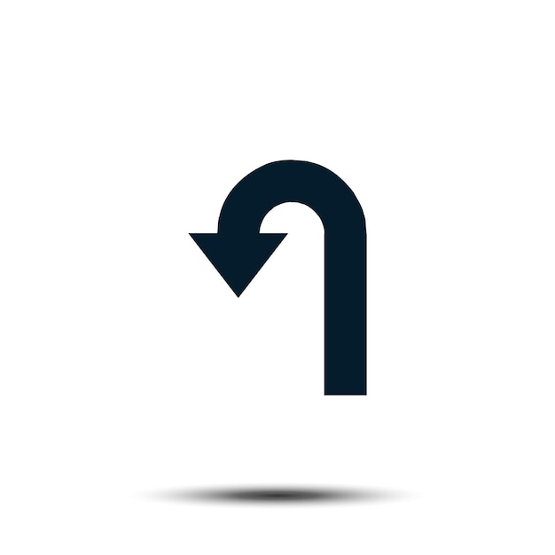 Road Sign Vector Logo Plantilla Ilustración EPS 10