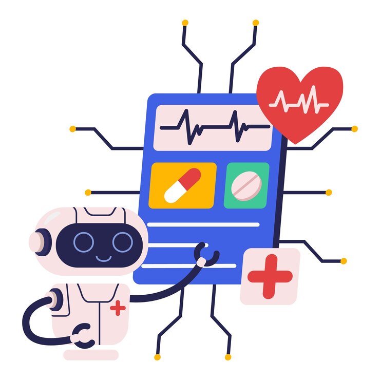 Robot asistente médico de inteligencia artificial