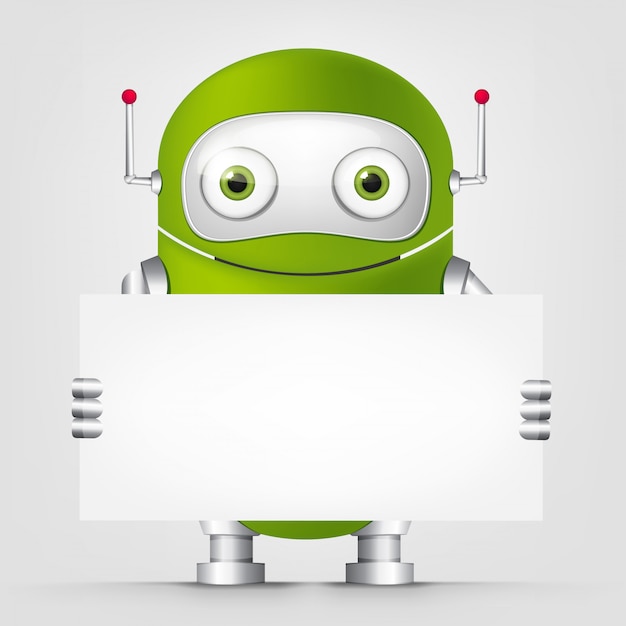 El robot es lindo.