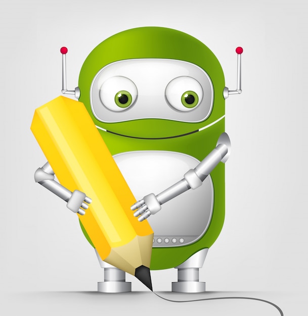 El robot es lindo.