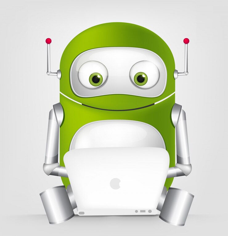 Vector el robot es lindo.