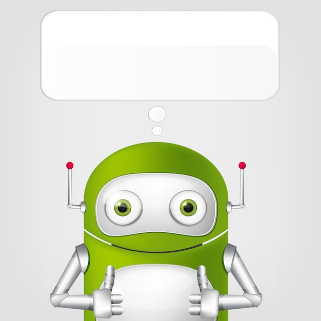 El robot es lindo.