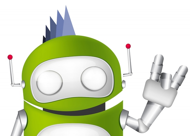 El robot es lindo.