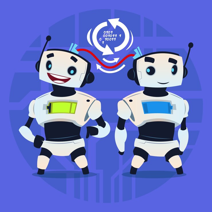 Vector el robot es lindo.