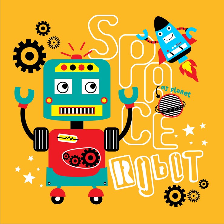 Vector robot espacial