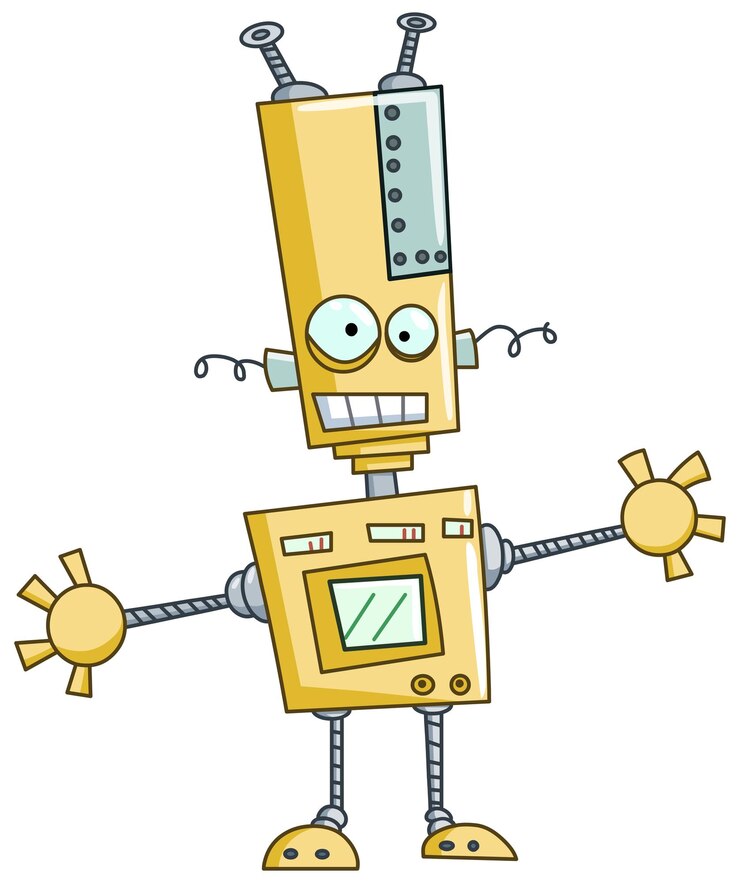 Vector el robot gracioso