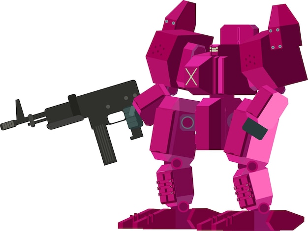 ROBOT MECHA TYPE AF1 x4 (robot de tipo MECHA de tipo AF1 x4)