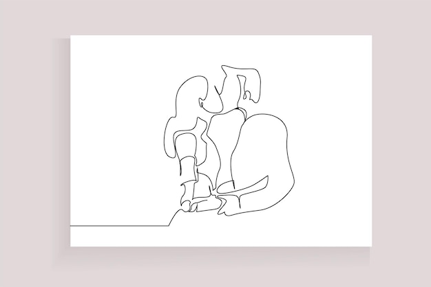 robot mujer y hombre humano amor sexy tiempo futuro relaciones arte lineal