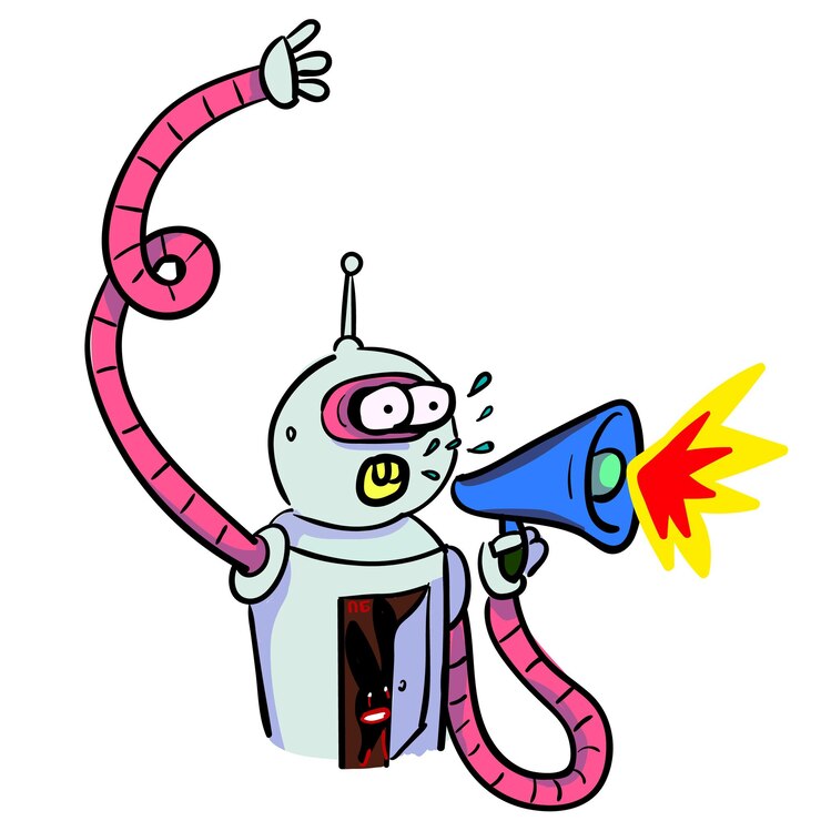 Vector el robot nervioso