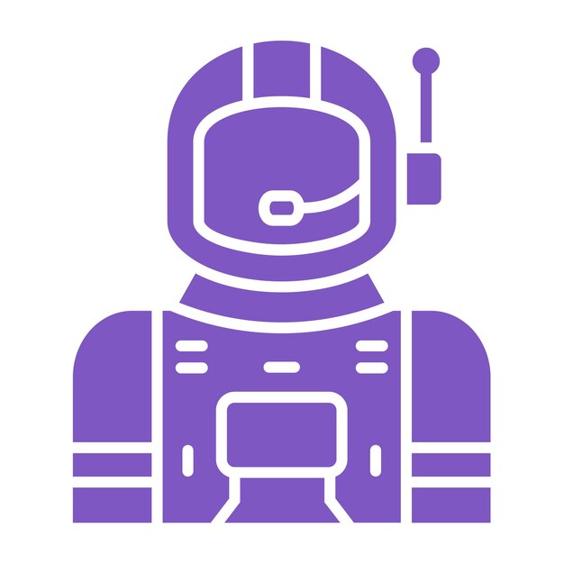 un robot púrpura con una cara púrpura y un casco púrpura