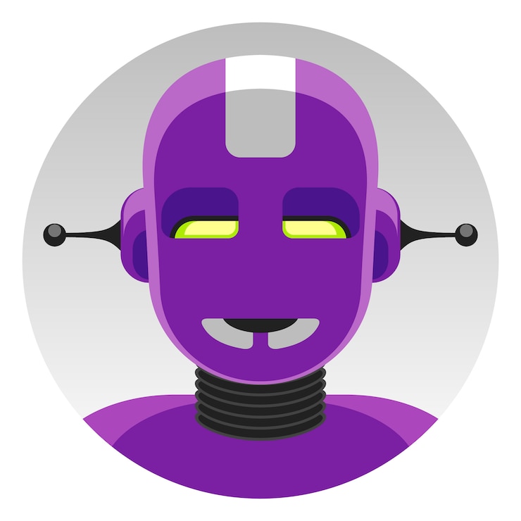 Vector robot superhéroe android